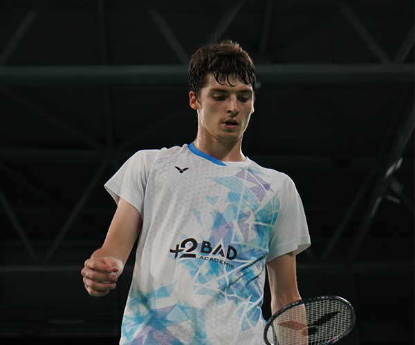 Amaury Lièvre TOP 10 français et 250 monde en badminton, engagé dans une dynamique olympique ambitieuse.